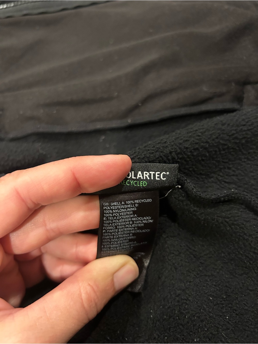The North Face Black Hybrid Fleece Utility Jacket - Picture 9 of 11